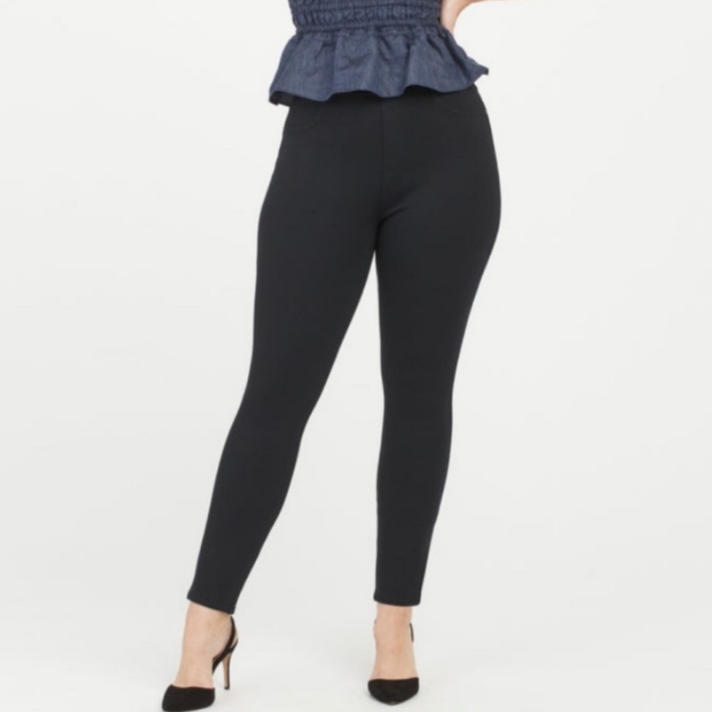 Spanx Perfect Pant‎ Pocket Ponte Ankle Legging Style 20202R Gray Size XL